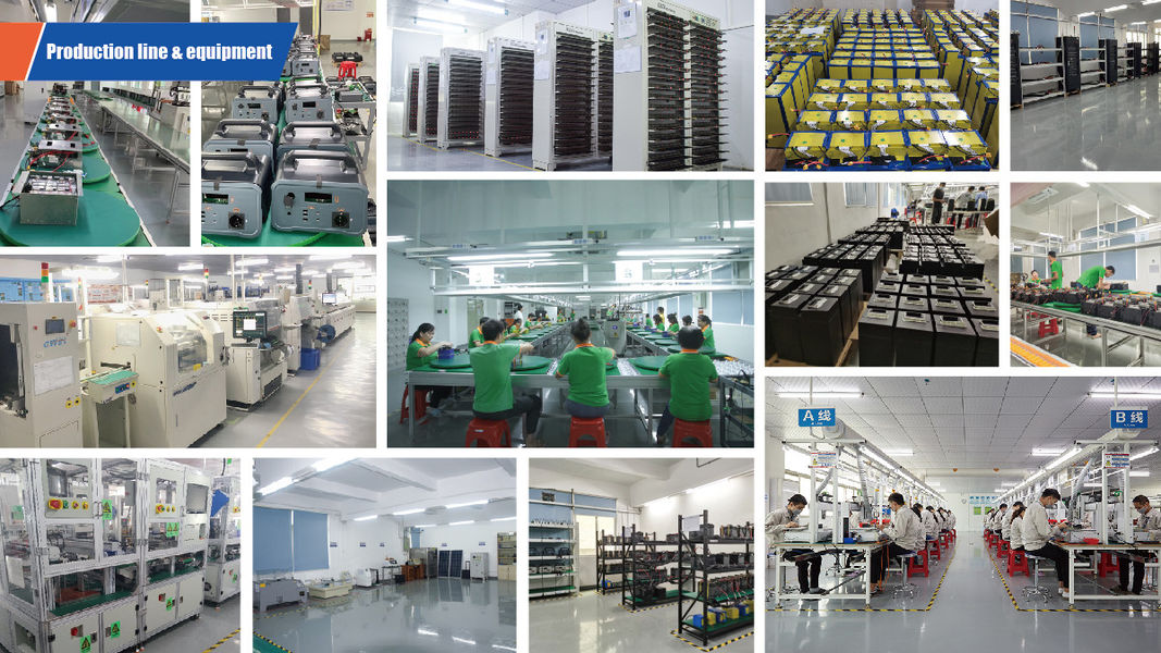 Shenzhen New Hong Energy Co.,Ltd linha de produção do fabricante