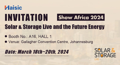 Latest company news about Exposição de Fábricas em 2024: Solar & Storage Live e Future Energy Show África