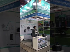 A energia nova de Shenzhen hong atendeu à exposição solar da bateria de armazenamento no th de Jakarta os 2-4 de março, 2023